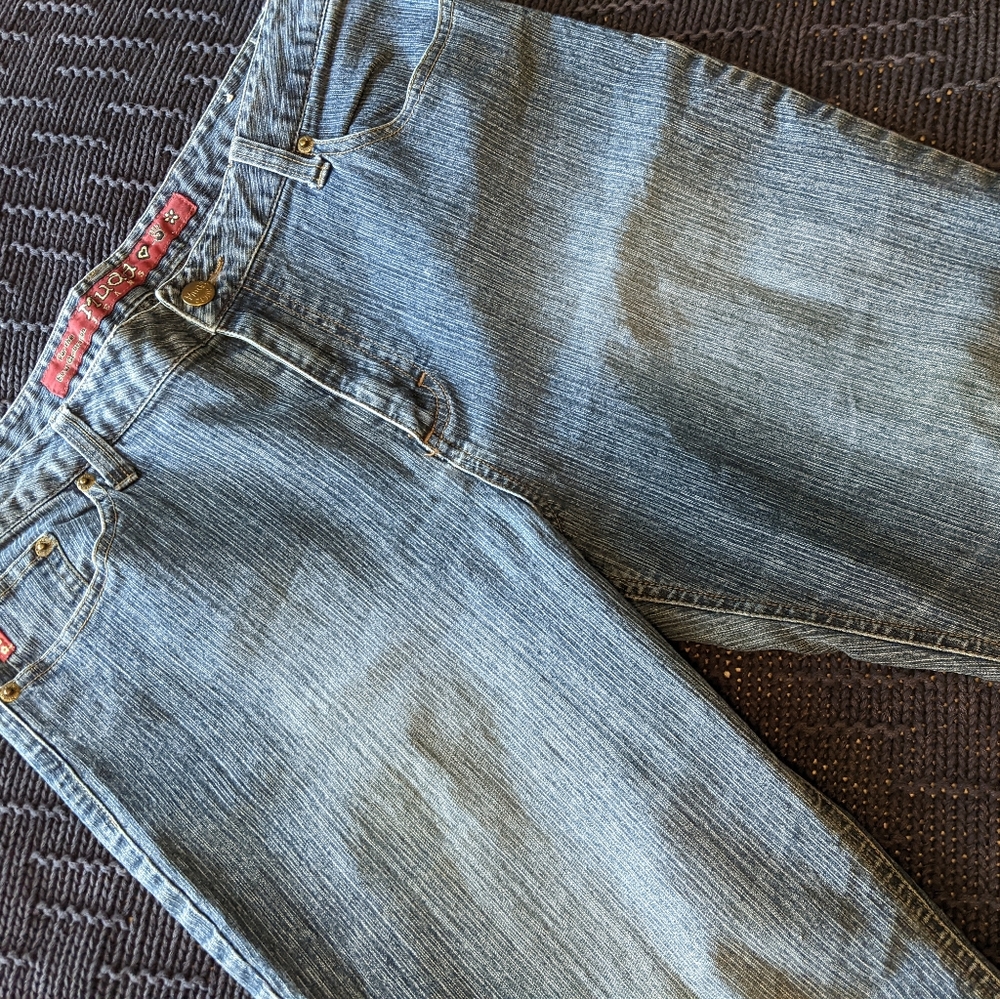 Y2K Mudd Jeans High Rise Bootcut Sz 11 NWOT - Picture 3 of 13